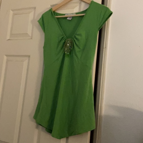Tops - Y2K Going Out Top Empire Tunic with Handkerchief Hem